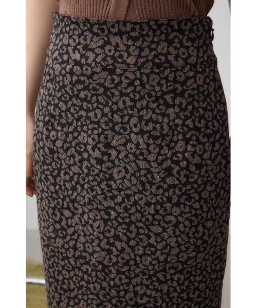 AZUL by moussy（アズールバイマウジー）の「レオパードジャガードタイトスカート（スカート・レディース・ブラック系その他/ブラウン系その他・SMALL/MEDIUM）」の19枚目の写真