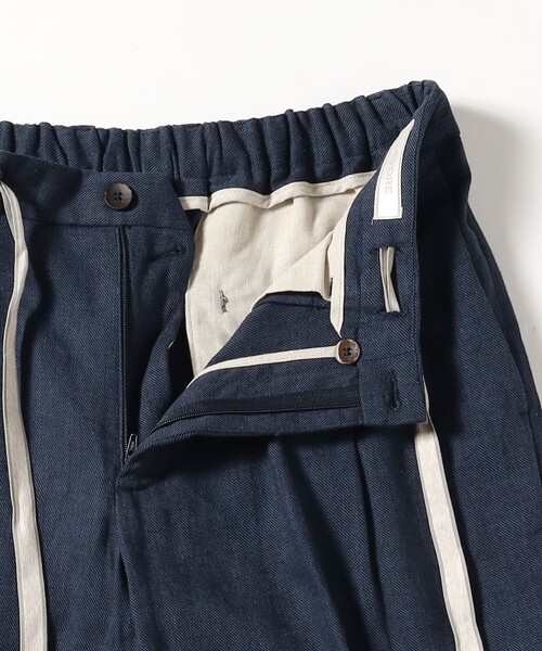 BRILLA per il gusto（ブリッラペルイルグースト）の「【別注】DEVORE Incipit / コットンリネン ギャバジン 2プリーツ イージースラックス（その他パンツ・メンズ・ネイビー/ブラウン系その他2・48/46/50/44/54/52）」の11枚目の写真