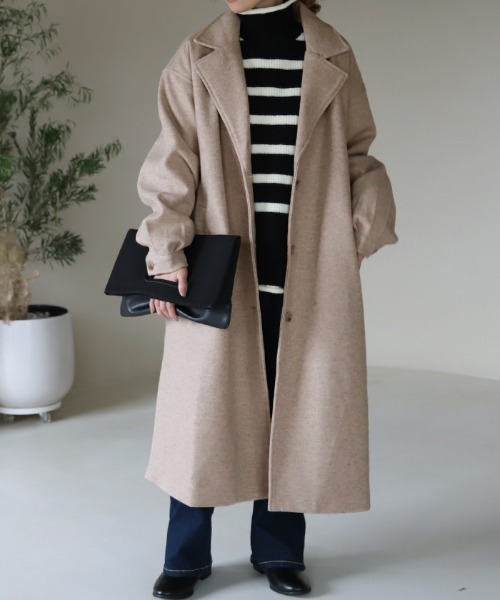セール】ぽわん袖チェスターコート（チェスターコート）｜HUG.U