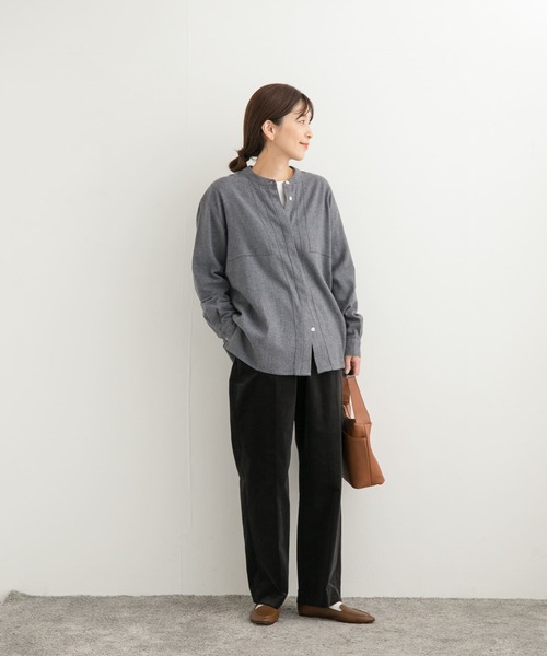 RRL コーデュロイ　トラウザーパンツ　ネイビー LAUREN ラルフローレン ツータック コットン 太畝 コーデュロイ
