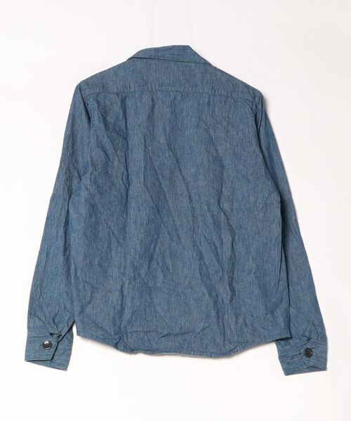 fridge（フリッジ）の「【DEADSTOCK】デッドストック WRONG WHERE INDIGO SHIRTS（シャツ/ブラウス・メンズ・インディゴブルー・SMALL）」の4枚目の写真