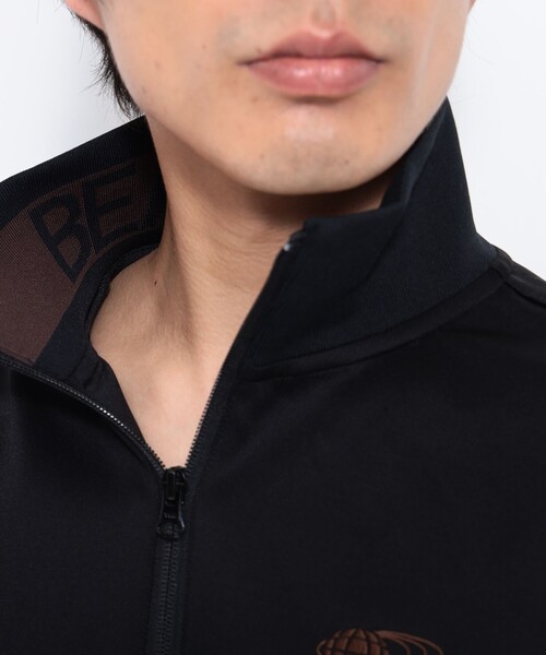 BEAMS GOLF ブラック ハーフジップジャケット L BEAMSGOLF ハーフジップジャケット 黒 L メンズウェア