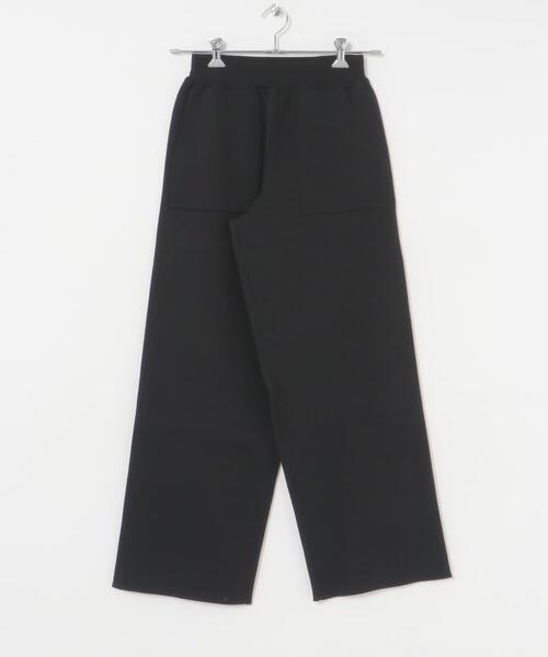 ITEMS URBANRESEARCH（アイテムズ アーバンリサーチ）の「ミラノリブニットパンツ（その他パンツ・レディース・ブラック/ブラウン/ベージュ・FREE）」の9枚目の写真