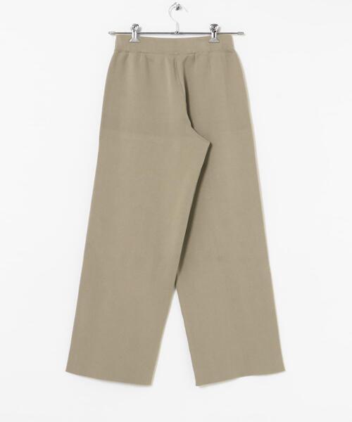 ITEMS URBANRESEARCH（アイテムズ アーバンリサーチ）の「ミラノリブニットパンツ（その他パンツ・レディース・ブラック/ブラウン/ベージュ・FREE）」の18枚目の写真