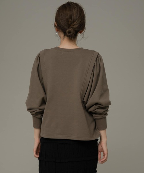 URBAN RESEARCH Sonny Label（アーバンリサーチサニーレーベル）の「ギャザードルマンスウェット（スウェット・レディース・カーキ/ブラック/ホワイト系その他・FREE）」の14枚目の写真