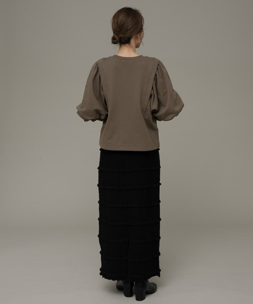 URBAN RESEARCH Sonny Label（アーバンリサーチサニーレーベル）の「ギャザードルマンスウェット（スウェット・レディース・カーキ/ブラック/ホワイト系その他・FREE）」の17枚目の写真