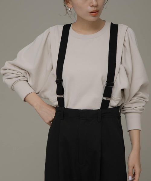 URBAN RESEARCH Sonny Label（アーバンリサーチサニーレーベル）の「ギャザードルマンスウェット（スウェット・レディース・カーキ/ブラック/ホワイト系その他・FREE）」の18枚目の写真