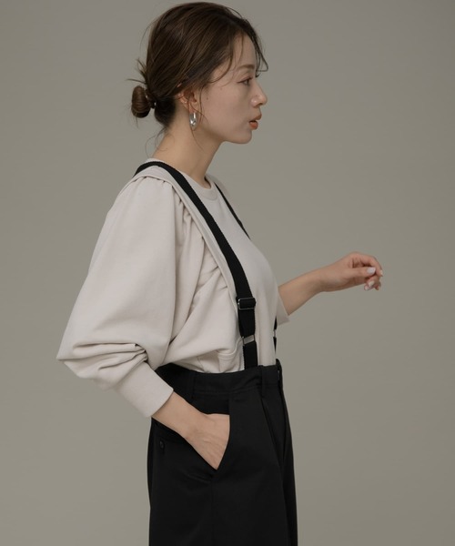 URBAN RESEARCH Sonny Label（アーバンリサーチサニーレーベル）の「ギャザードルマンスウェット（スウェット・レディース・カーキ/ブラック/ホワイト系その他・FREE）」の20枚目の写真