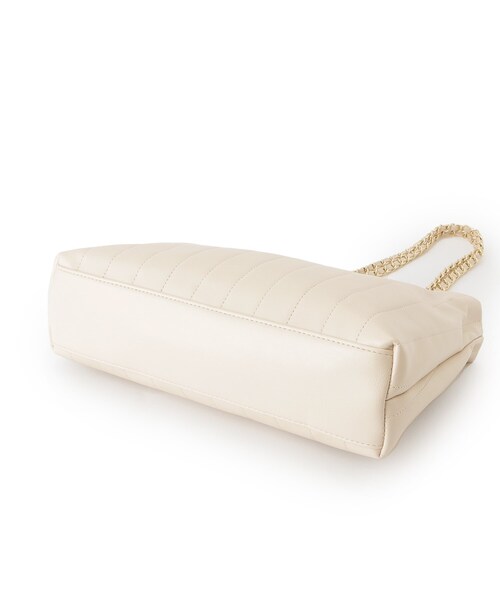 OPAQUE.CLIP(オペークドットクリップ)の「◆ストライプキルトチェーンショルダーバッグ(ショルダーバッグ・レディース・アイボリー/ブラック/ボルドー・00)」の15枚目の写真