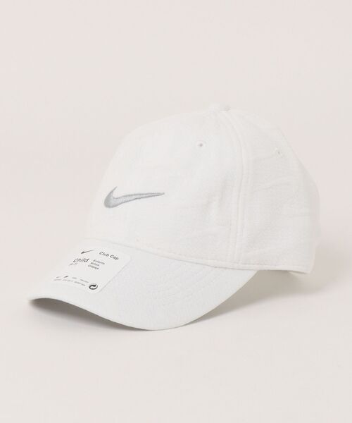 NIKE（ナイキ）の「【NIKE】NAG SWOOSH MOTION CLUB CAP/ベースボールキャップ/野球帽/帽子/ナイキ/キッズ（キャップ・キッズ・ブラック/ホワイト・FREE）」の2枚目の写真