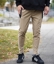 (RM)【LUXE/R GOLF】ストレッチ ブロード メッシュ 切り替え イージー チノパンツ