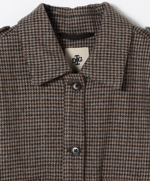 Firsthand（ファーストハンド）の「The Garment/ザ ガーメント Sion Bomber / 20837 / チェック柄ボンバージャケット（ブルゾン・レディース・ブラウン・6）」の3枚目の写真