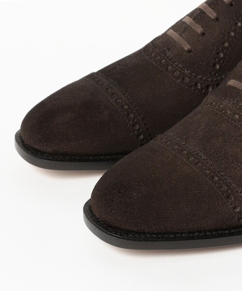 BRILLA per il gusto（ブリッラペルイルグースト）の「【別注】POLPETTA / LUSSO スエード クォーターブローグ シューズ（ドレスシューズ・メンズ・ダークブラウン・40.5/38.5）」の8枚目の写真