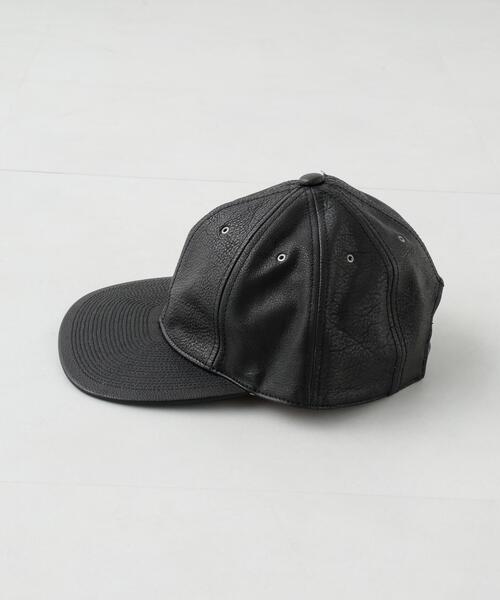 POTEN(ポテン)の「POTEN/LEATHER(キャップ・メンズ・ブラック/ブラウン・FREE)」の3枚目の写真