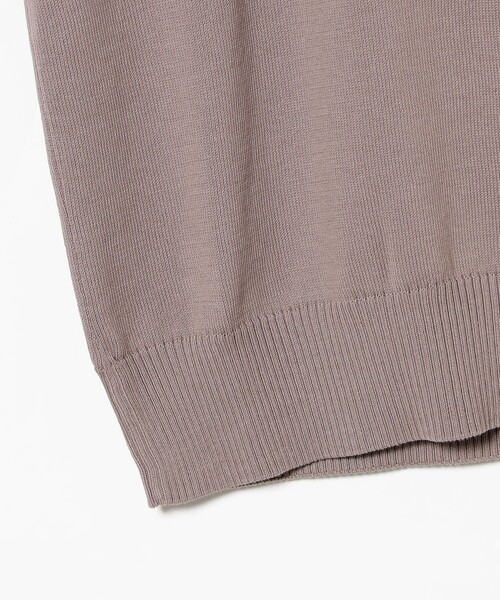 GRAN SASSO / 14ゲージ コットン クルーネック ニット（Tシャツ