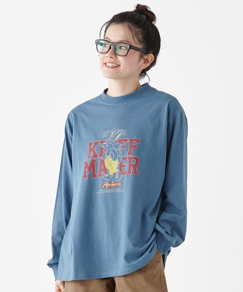 KRIFF MAYER Lady's Collection(クリフメイヤーレディースコレクション)の「クリフラビットロンT(Tシャツ/カットソー・レディース・ライトグリーン/カラフル/ブラック/オフホワイト/ブルー・MEDIUM/LARGE)」の13枚目の写真