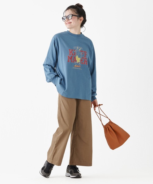 KRIFF MAYER Lady's Collection(クリフメイヤーレディースコレクション)の「クリフラビットロンT(Tシャツ/カットソー・レディース・ライトグリーン/カラフル/ブラック/オフホワイト/ブルー・MEDIUM/LARGE)」の15枚目の写真