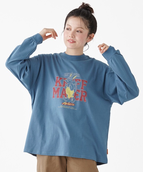 KRIFF MAYER Lady's Collection(クリフメイヤーレディースコレクション)の「クリフラビットロンT(Tシャツ/カットソー・レディース・ライトグリーン/カラフル/ブラック/オフホワイト/ブルー・MEDIUM/LARGE)」の16枚目の写真