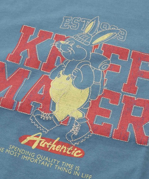 KRIFF MAYER Lady's Collection(クリフメイヤーレディースコレクション)の「クリフラビットロンT(Tシャツ/カットソー・レディース・ライトグリーン/カラフル/ブラック/オフホワイト/ブルー・MEDIUM/LARGE)」の19枚目の写真