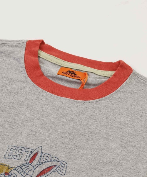 KRIFF MAYER Lady's Collection(クリフメイヤーレディースコレクション)の「クリフラビットロンT(Tシャツ/カットソー・レディース・ライトグリーン/カラフル/ブラック/オフホワイト/ブルー・MEDIUM/LARGE)」の22枚目の写真