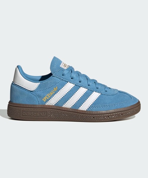 adidas（アディダス）の「ハンドボール スペツィアル キッズ / Handball Spezial Kids / アディダスオリジナルス adidas Originals（スニーカー・キッズ・ライトブルー/ブラック/ブルー・17.0cm/18.0cm/20.0cm/21.0cm/19.0cm）」の2枚目の写真