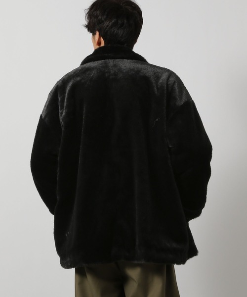 LAKOLE（ラコレ）の「ファーステンブルゾン/152732（ブルゾン・メンズ・ブルー/アイボリー/ブラック・LARGE/MEDIUM）」の6枚目の写真