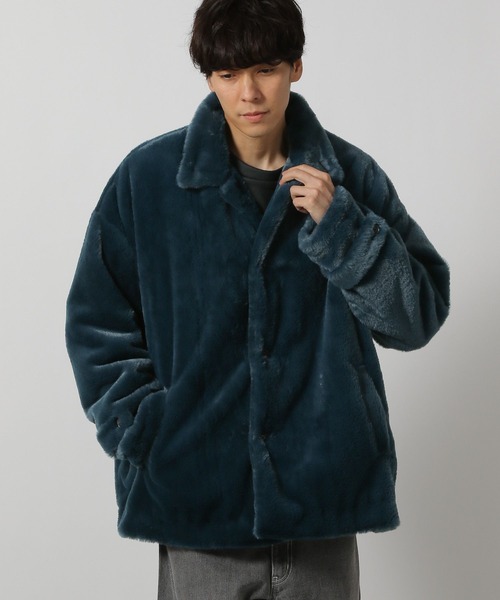 LAKOLE（ラコレ）の「ファーステンブルゾン/152732（ブルゾン・メンズ・ブルー/アイボリー/ブラック・LARGE/MEDIUM）」の13枚目の写真