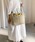 EARTH MADE�i�A�[�X���C�h�j�́uN/BONDING BRAID CODE 2WAY TOTE�i�g�[�g�o�b�O�j�v�b�x�[�W��