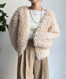 DouDou | ループ編みカーディガン(カーディガン/ボレロ)