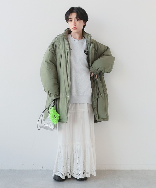 RAGEBLUE（レイジブルー）の「ワッペンモチーフ/プリントルーズスウェット（スウェット・レディース・ライトグレー/スミクロ・FREE）」の6枚目の写真