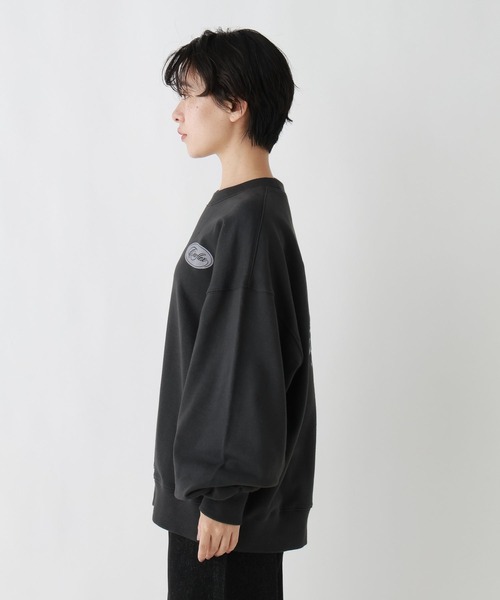 RAGEBLUE（レイジブルー）の「ワッペンモチーフ/プリントルーズスウェット（スウェット・レディース・ライトグレー/スミクロ・FREE）」の13枚目の写真