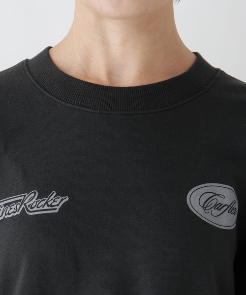 RAGEBLUE（レイジブルー）の「ワッペンモチーフ/プリントルーズスウェット（スウェット・レディース・ライトグレー/スミクロ・FREE）」の15枚目の写真