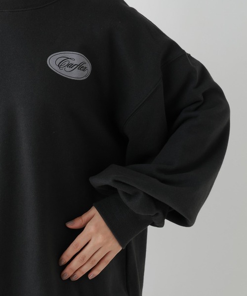 RAGEBLUE（レイジブルー）の「ワッペンモチーフ/プリントルーズスウェット（スウェット・レディース・ライトグレー/スミクロ・FREE）」の16枚目の写真