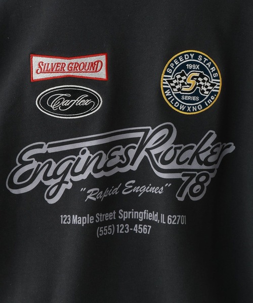 RAGEBLUE（レイジブルー）の「ワッペンモチーフ/プリントルーズスウェット（スウェット・レディース・ライトグレー/スミクロ・FREE）」の20枚目の写真