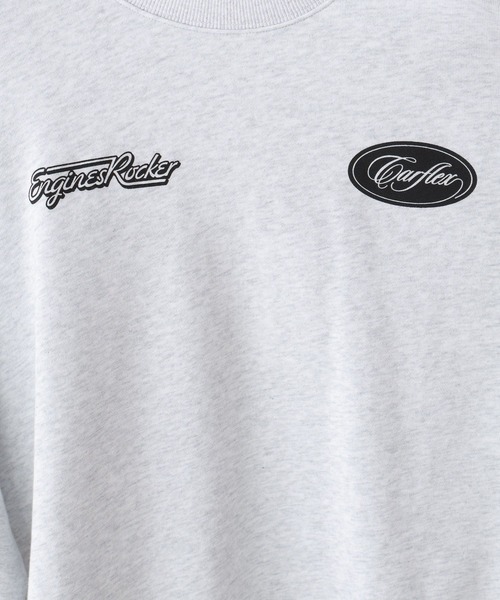 RAGEBLUE（レイジブルー）の「ワッペンモチーフ/プリントルーズスウェット（スウェット・レディース・ライトグレー/スミクロ・FREE）」の21枚目の写真