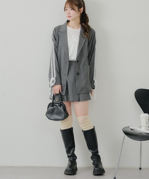 Another Branch olive des olive（アナザーブランチオリーブデオリーブ）の「キラキラロゴTシャツ（Tシャツ/カットソー・レディース・ブラック/オフホワイト・FREE）」の7枚目の写真