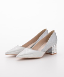 haremode（ハレモード）の「レースチャンキーヒールパンプス（パンプス）」