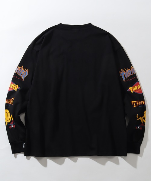 THRASHER（スラッシャー）の「【THRASHER/スラッシャー】THRASHER Sleeve design print L/S Tee/スリーブデザインプリント ロングスリーブTシャツ（Tシャツ/カットソー・メンズ・ブラック/ホワイト系1/アッシュグレー/ブラック系1/グレー系1/ホワイト・L/XL/M）」の22枚目の写真