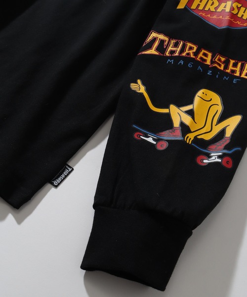 THRASHER（スラッシャー）の「【THRASHER/スラッシャー】THRASHER Sleeve design print L/S Tee/スリーブデザインプリント ロングスリーブTシャツ（Tシャツ/カットソー・メンズ・ブラック/ホワイト系1/アッシュグレー/ブラック系1/グレー系1/ホワイト・L/XL/M）」の12枚目の写真