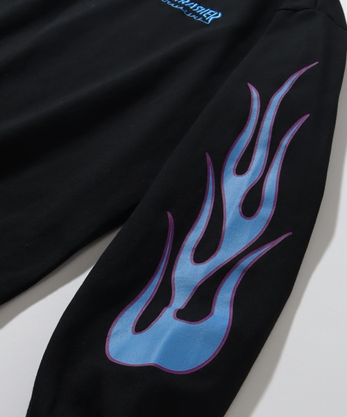 THRASHER（スラッシャー）の「【THRASHER/スラッシャー】THRASHER Sleeve design print L/S Tee/スリーブデザインプリント ロングスリーブTシャツ（Tシャツ/カットソー・メンズ・ブラック/ホワイト系1/アッシュグレー/ブラック系1/グレー系1/ホワイト・L/XL/M）」の17枚目の写真