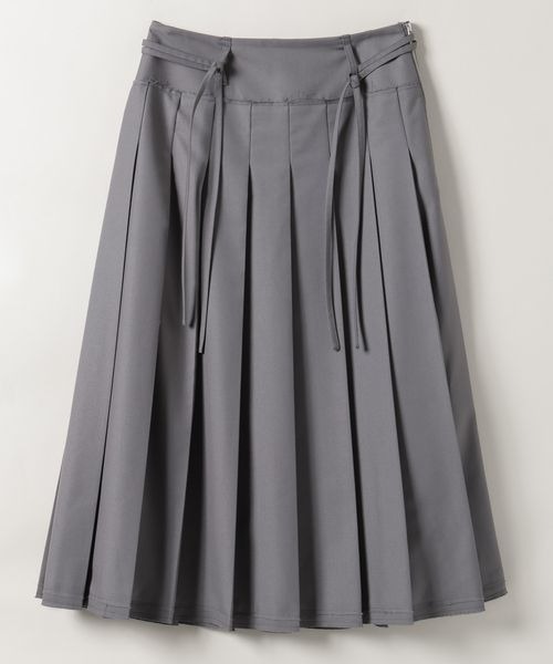 JEANASIS(ジーナシス)の「カットオフプリーツミモレスカート/321017(スカート・レディース・ブラック/グレー・SMALL/MEDIUM)」の19枚目の写真