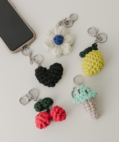 SMELLY（スメリー）の「モチーフキーチェーン（キーホルダー・レディース・アイボリー/レッド/ブラック/ミント/イエロー・-）」の20枚目の写真