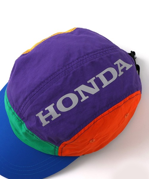 F.O.KIDS（エフオーキッズ）の「F.O.KIDS/エフオーキッズ HONDAコラボジェットキャップ（キャップ・キッズ・ブラック/レインボー・FREE）」の6枚目の写真