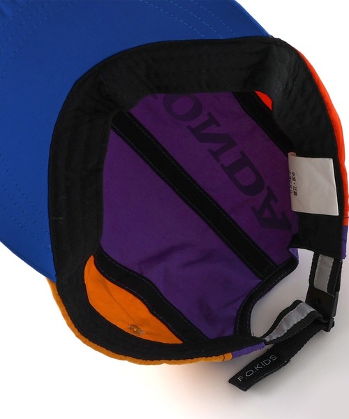 F.O.KIDS（エフオーキッズ）の「F.O.KIDS/エフオーキッズ HONDAコラボジェットキャップ（キャップ・キッズ・ブラック/レインボー・FREE）」の7枚目の写真