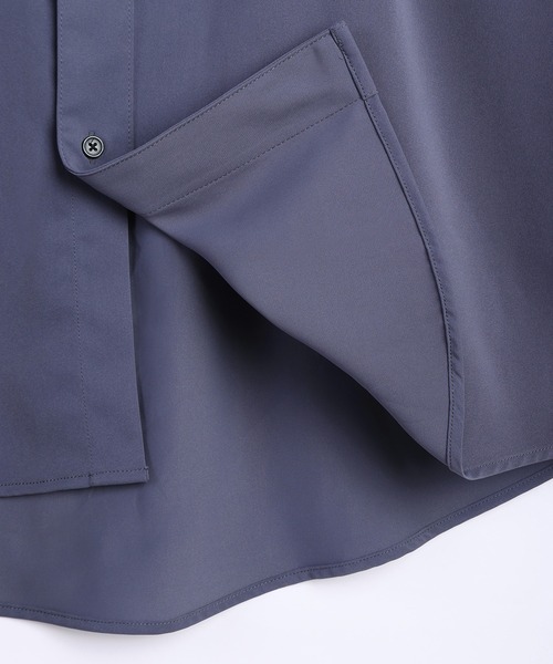 WESTSEA(ウエストシー)の「薔薇刺繍 とろみ 長袖シャツ(シャツ/ブラウス・メンズ・ホワイト/ブラック/ブルー・M/L)」の6枚目の写真