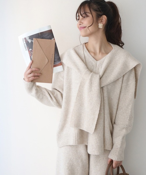Ehre style(エーレスタイル)の「3日間着まわせる!休日の味方!3点セットアップ(セットアップ・レディース・ベージュ/ブラック/グレー・FREE)」の22枚目の写真