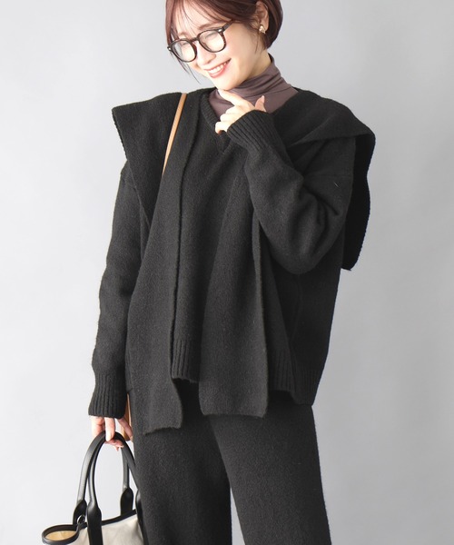 Ehre style(エーレスタイル)の「3日間着まわせる!休日の味方!3点セットアップ(セットアップ・レディース・ベージュ/ブラック/グレー・FREE)」の11枚目の写真