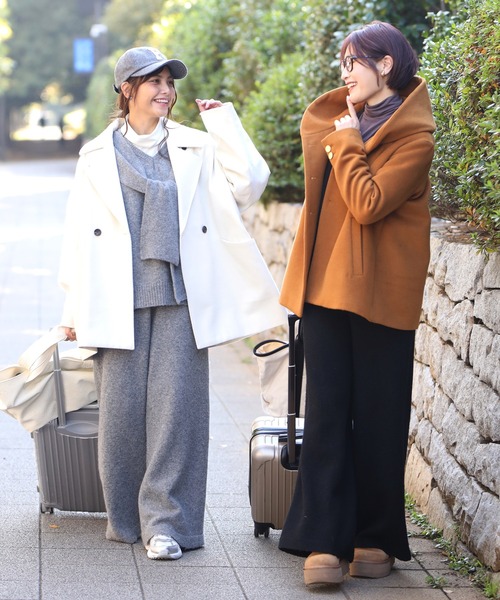 Ehre style(エーレスタイル)の「3日間着まわせる!休日の味方!3点セットアップ(セットアップ・レディース・ベージュ/ブラック/グレー・FREE)」の16枚目の写真