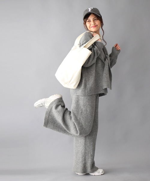 Ehre style(エーレスタイル)の「3日間着まわせる!休日の味方!3点セットアップ(セットアップ・レディース・ベージュ/ブラック/グレー・FREE)」の15枚目の写真
