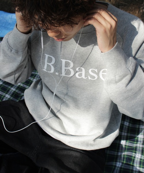 BROKEN BASE(ブロークンベース)の「B.BASEピグメント加工スウェット(スウェット・メンズ・ブルー系/スミクロ/ピンク系/杢グレー・SMALL/MEDIUM/LARGE)」の16枚目の写真